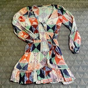 American Eagle patchwork dress